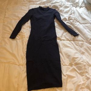 American Apparel turtleneck dress w/ back cutout